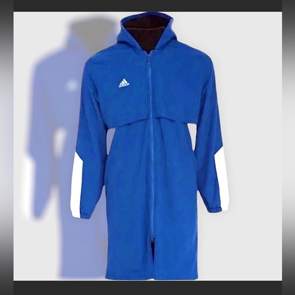 🛑🆕Adidas Black/White Full Length Parka Coat - Picture 8 of 12